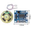 50pcs/lot ISD1820 Recording Module Voice Module The Voice Board teled Module Board with Microphones view 3
