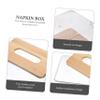 Tissue Box Cover Decorative Cube for Paper Tissue Easy Extraction view 3