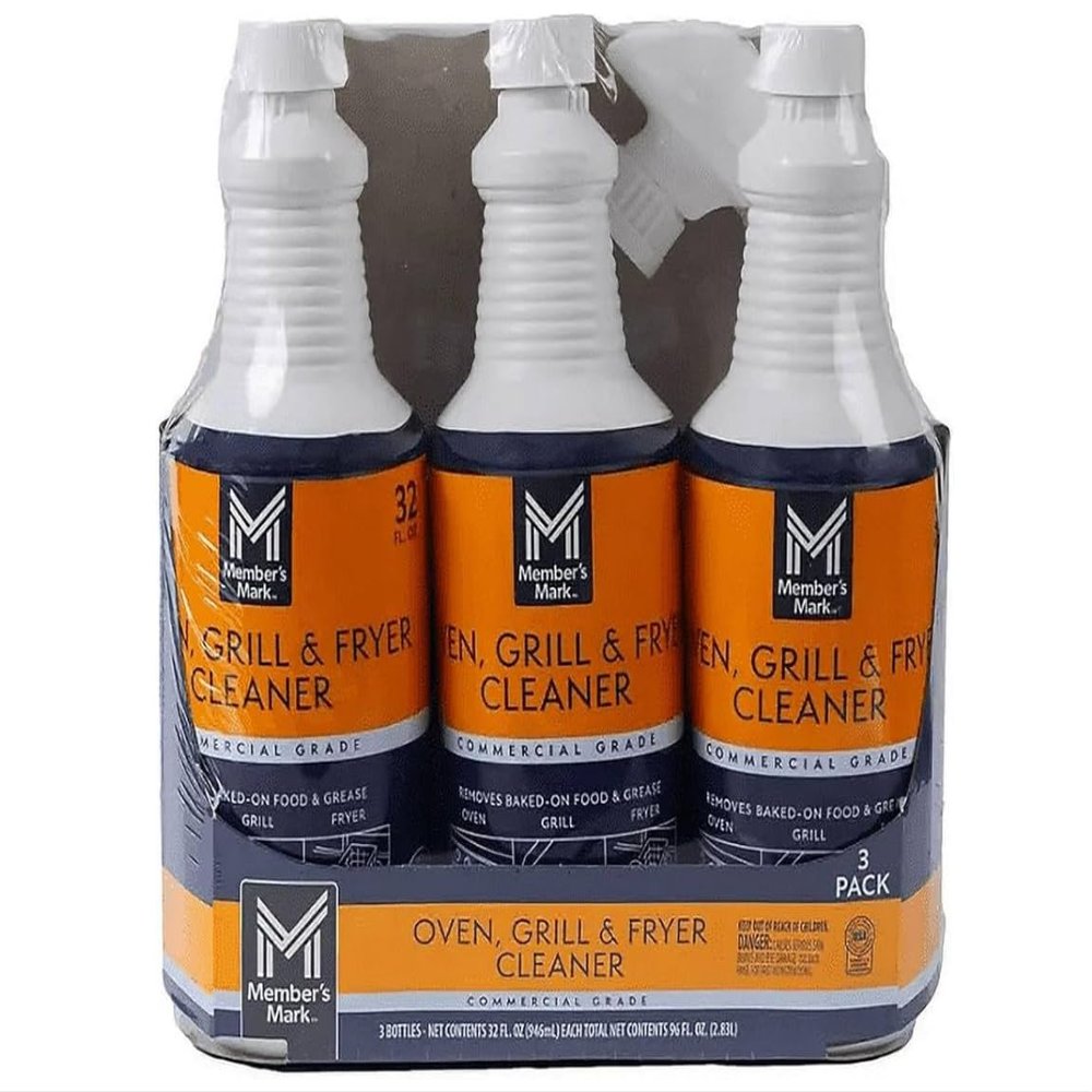 Commercial Oven, Grill & Fryer Cleaner 32 oz (6-Pack, 192 oz Total) | Heavy-Duty Degreaser for Professional Kitchens
