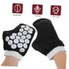 KOMBIUDA 1pair Acupressure Spike Massage Gloves Convenient Hand Mitts for Yoga Portable Manual to Ease Muscle Tension and Relaxation for Go Use view 3