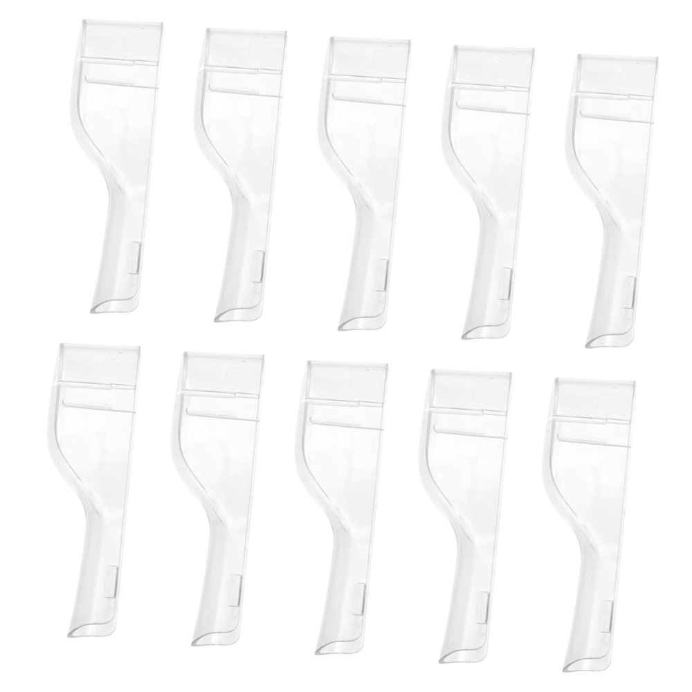 FOYTOKI 10pcs Travel Toothbrush Plastic Caps for Electric Toothbrushes Easy to Carry Clean