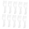 FOYTOKI 10pcs Travel Toothbrush Plastic Caps for Electric Toothbrushes Easy to Carry Clean view 1