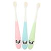 DEARMAMY 3pcs Ergonomic Handle Boy Girl Toothbrushes Boys and Girls Travel Toothbrushes Soft Bristles Random Color view 1