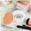 Gogogmee Nail Tools Cleaning Cup: Ceramic Nail Dish Bowl With Lids - Efficient Brush Rinser Manicure Accessories - Universal Rinsing Dish With Iron Strainer view 4