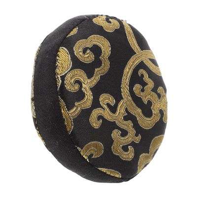 Vaguelly Nepal Hand-Embroidered Sound Bowl Cushion Mat Non-Slip Base Pad for Singing Bowls Meditation Accessory for Yoga and Sound Healing