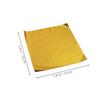 KOCKSHION 100pcs Aluminum Foil Food Packaging for Chocolate Sweets and Treats Elegant Food Storage for Snacks view 2