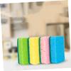HOODANCOS 8Pcs Colorful Double Sided Sponge Scrubber for Dish Washing Kitchen Cleaning and Scrubbing Dishes Bowls Non Scratch Dual Sided Cleaning Pads Lightweight Versatile view 3