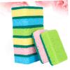 HOODANCOS 8Pcs Colorful Double Sided Sponge Scrubber for Dish Washing Kitchen Cleaning and Scrubbing Dishes Bowls Non Scratch Dual Sided Cleaning Pads Lightweight Versatile view 4