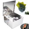 Stainless Steel Seaweed Oven Seaweed Container With Glowing Light Bulb And 4 Insulating Feet Adjustable Temperature And Excellent Thermal Insulation Performance Crispy Texture For Nor(Size:15*24*14c view 1