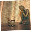 KOMBIUDA Hand-embroidered Nepal Singing Bowl Pad Buddha Sound Bowl Cushion Meditation Mat view 3