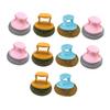 Wire Ball Dish Scrubber 10pcs Plastic Kitchen Cleaning Brush view 1