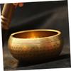 BESPORTBLE Handmade Tibetan Singing Bowl Set 7-inch Copper Meditation Bowl for Yoga and Healing Wooden Mallet and Cushion view 2