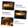 BESPORTBLE Handmade Tibetan Singing Bowl Set 7-inch Copper Meditation Bowl for Yoga and Healing Wooden Mallet and Cushion view 4