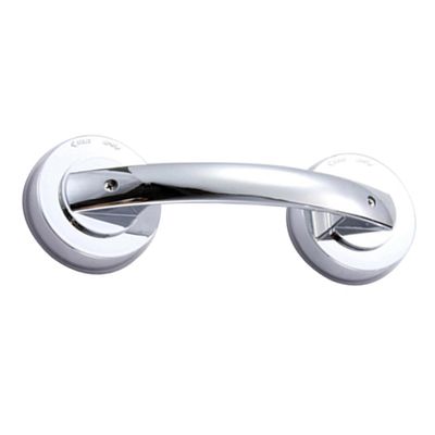 Zerodeko Suction Shower Grab Bar for Bathroom Heavy Duty Plastic Safety Handle with Screws for Elderly Support in Shower or Toilet
