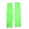 1Pair Adult Unisex Breathable Football Socks Casual Soccer Leg Sleeves Calf Socks Comfort Shin Guard Holders(Fluorescent Green) view 2