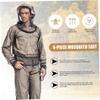 Mosquitoes Jacket, 1 Set Mosquitoes Suit Breathable Mesh Lightweight Adjustable Quick-dry for Fishing, Hiking, Camping view 2