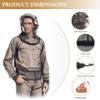 Mosquitoes Jacket, 1 Set Mosquitoes Suit Breathable Mesh Lightweight Adjustable Quick-dry for Fishing, Hiking, Camping view 3