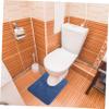 PRETYZOOM U Shaped Toilet Feet Cushion Non Slip Closestool Ground Mat Absorbent Bathroom Floor Pad for Comfort and Safety Quick Drying Design view 3