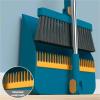 1 Set Household Broom and Dustpan Set Durable Sweeping Broom and Dustpan with Long Handle for Home Office School Dorm for Cleaning(White) view 2