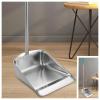 Stainless Steel Dustpan Household Cleaning Thickened Bucket Single Outdoor Trash Shovel Sweeping Garbage Ash Bucket Tools Home for Cleaning view 3