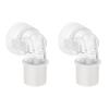 2PCS Elbow Connector for Airfit F30i Cpap Full Face Mask P30i N30i X30i Nasal Pillows Mask Swivel Elbows, Compatible with Mostly Cpap Hose and Tubing view 1
