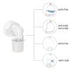 2PCS Elbow Connector for Airfit F30i Cpap Full Face Mask P30i N30i X30i Nasal Pillows Mask Swivel Elbows, Compatible with Mostly Cpap Hose and Tubing view 2