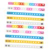 Abaodam 10pcs Silicone Sports Wristbands Festival Bracelets for Men Women Decorative Wristband Comfortable Wrist Bands view 1