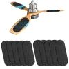 10 Pcs Ceiling Fan Filters for Blades, Activated Coconut Shell Carbon Air Filter Easy-Stick Ceiling Fan Blade Filters for Home Office Common Household Contaminants (10)