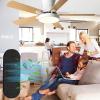 10 Pcs Ceiling Fan Filters for Blades, Activated Coconut Shell Carbon Air Filter Easy-Stick Ceiling Fan Blade Filters for Home Office Common Household Contaminants (10) view 4