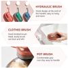 MAGICLULU Hydraulic Kitchen Pot Brush Household Cleaning Scrubber Sturdy Cleaning Tool for Pots and Pans for Kitchen and Laundry Use view 2