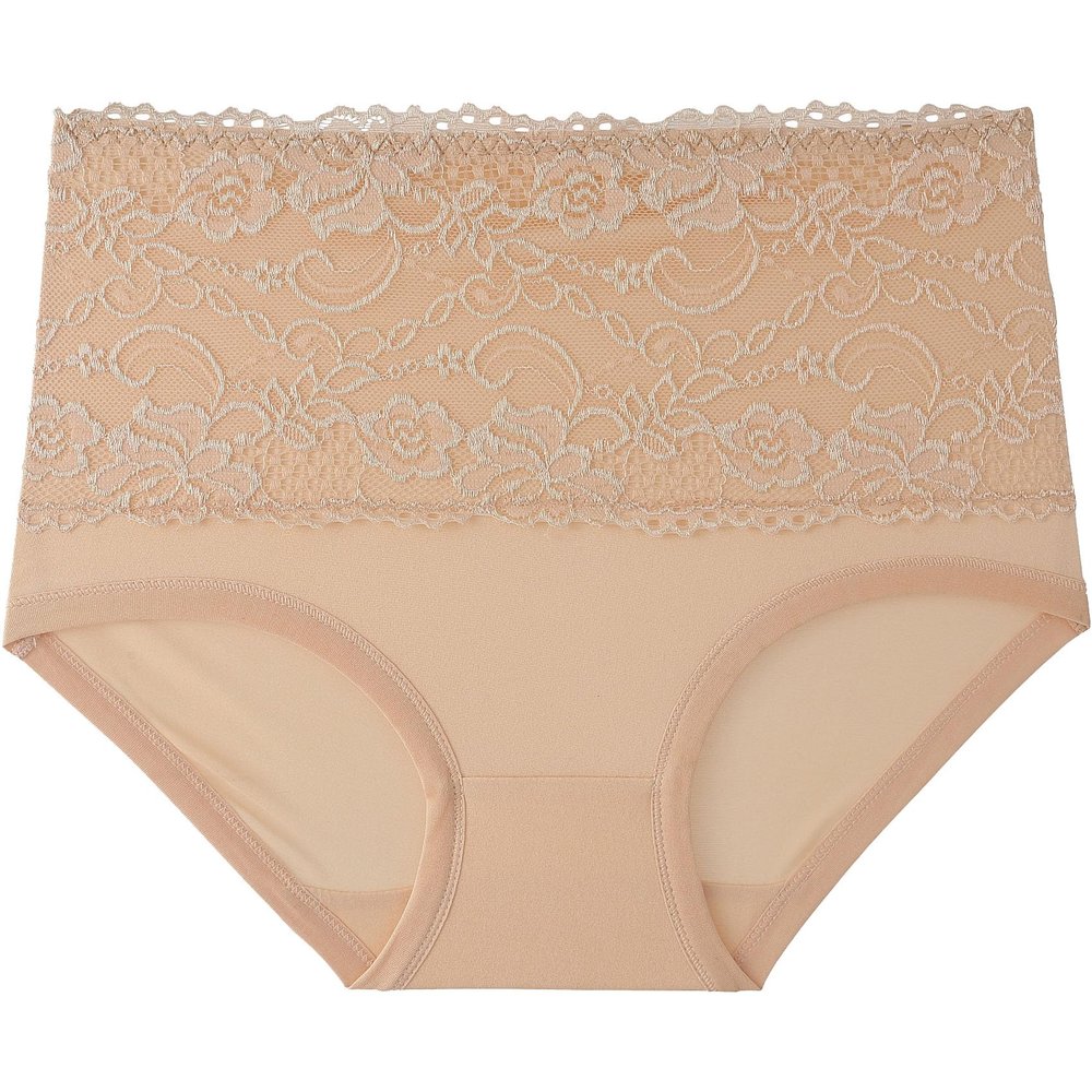 Leak Proof Panties, Women's Washable Leakproof Underwear, Ladies Underwear with Incontinence Comfortable for Women 55+ (Skin,X-Large)