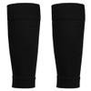 1Pair Adult Unisex Breathable Football Socks Casual Soccer Leg Sleeves Calf Socks Comfort Shin Guard Holders(Black) view 1