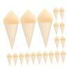 GRIRIW 50Pcs Food Cones Miniature Ice Cream Holders for Events Versatile Charcuterie Cups for Sushi Hand and Appetizers for Gatherings and Catering view 1