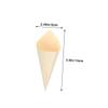 GRIRIW 50Pcs Food Cones Miniature Ice Cream Holders for Events Versatile Charcuterie Cups for Sushi Hand and Appetizers for Gatherings and Catering view 2