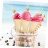 GRIRIW 50Pcs Food Cones Miniature Ice Cream Holders for Events Versatile Charcuterie Cups for Sushi Hand and Appetizers for Gatherings and Catering view 4