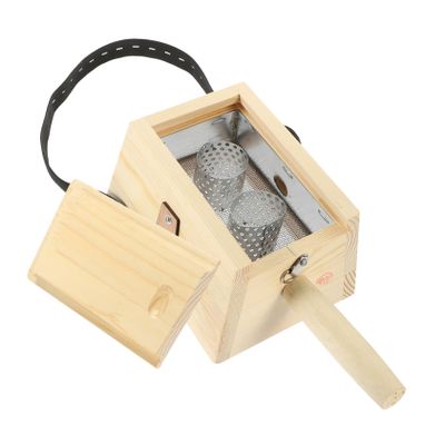 GANAZONO Wooden Moxa Box Set Anti-Scald Moxibustion Tool Handle Home Body Relaxation Massager for Moxa Care