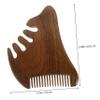 DEARMAMY 1pc Multi-functional Hair Tools for Styling Wide Tooth Detangling Comb Scalp Massager view 2