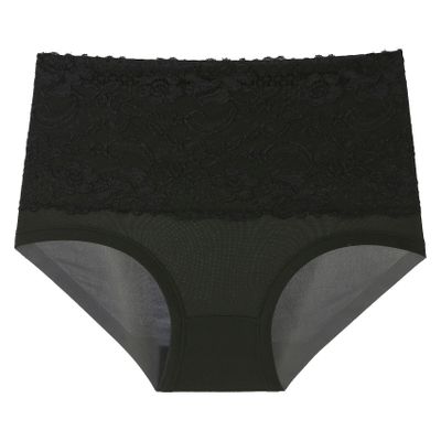 Leak Proof Panties, Women's Washable Leakproof Underwear, Ladies Underwear with Incontinence Comfortable for Women 55+ (Black,4X-Large)