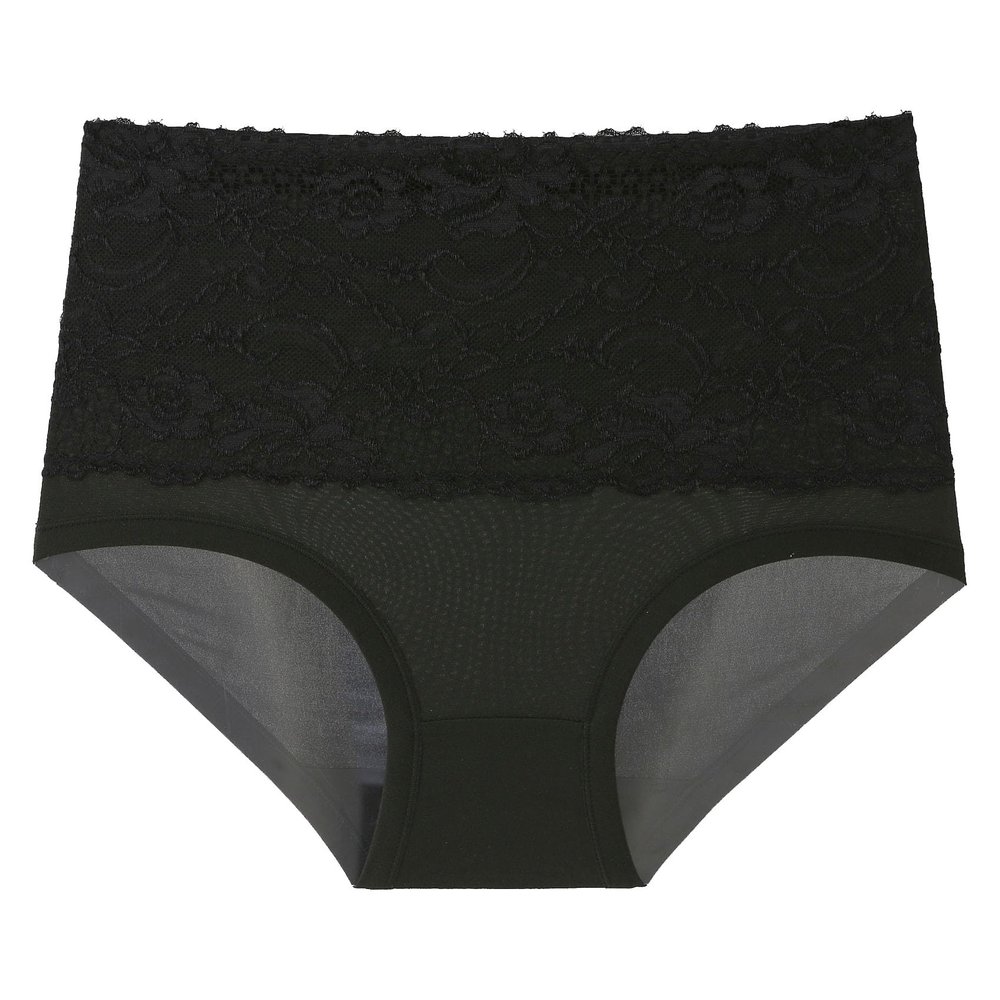 Leak Proof Panties, Women's Washable Leakproof Underwear, Ladies Underwear with Incontinence Comfortable for Women 55+ (Black,4X-Large)