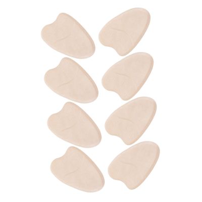 FRCOLOR 4 Pairs Non-Skid Metatarsal Pads for High Heels Soft Silicone Forefoot Cushions for Pain Relief and Comfort Anti-Slip Design for Men and Women