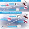 Telescopic Brush,6m,Telescopic Window Cleaner,Water Fed Window Cleaning, Pole Squeegee Brush Extension,Conservatory Solar Panel Cleaning Equipment Hose Fed,with Adjustable Angle view 4