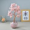 Crystal Tree of Life 7 Chakra Healing Trees for Home and Office Decor,Positive Energy, Wealth, Good Luck,Cash Cow Crystals,Living Room Decor, Handmade Bonsai Trees(Pink) view 2