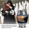 Casketique Fishing Cremation Urns for Adult Male - Large Blue Burial Urn for Ashes for Women - Sunset Funeral Urns for Human Ashes Adult Man - Memorial Container for Mom & Dad - view 3
