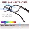 2.75 Reading Glasses for Women, Eye Glasses, Blue Light Readers, Cheaters view 4
