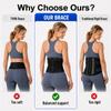 Breathable Back Brace for Women & Men, Ultra-Thin Lower Back Support Belt view 2