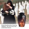 Casketique Guitar Cremation Urns for Human Ashes Adult Female - 1 Large & 4 Small Combo of Purple Funeral Urns for Adult Male - Blue Burial Urn - Memorial Urn for Ashes for Women - 10 & 3 Inch view 4