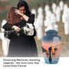Casketique Fishing Cremation Urns for Adult Ashes Male - Large Blue Burial Urn for Ashes for Women - Sunset Memorial Urns for Adult Male - Funeral Urn for Mom and Dad - 10 Inch view 3