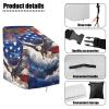 Cugasmaru Walker Covers American Flag Eagle Waterproof Wheelchair Covers for Travel Outdoor Patriotic Dustproof Cover, Rollator Accessories for Seniors Independence Day Gifts view 4