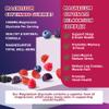 120 CT Magnesium Glycinate Gummies 1000 mg for Women and Men, Magnesium Malate & Taurate Supplements for Zzz, Body Support and Relaxation, Sugar Free, Vegan, Raspberry BlackBerry Blueberry Flavor view 3