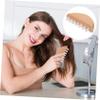 FOYTOKI Mini Wooden Massage Comb Handheld Scalp Massager with Smooth Teeth for Hair Care for Portable Use and Gentle Scalp Massage for Family and Friends view 2